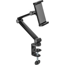 Ceylan Adam Masaüstü Kelepçeli Tablet Standı, 4.7''-12.9'' Tabletlerle Uyumlu