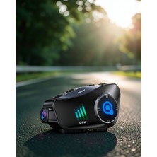 Tbl Dekor Kameralı Motosiklet Kask Kulaklığı 45 Saat Müzik Ipx6 Su Geçirmez