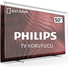 Ceylan Adam 50PUS8508 Uyumlu 50 Inç 126 cm Ambilight Tv Ekran Koruyucu