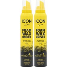 Ceylan Adam Saç Köpüğü Şekillendirici Wax, 200 Ml, Maximum Hold, 2'li Set