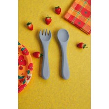 Ceylan Adam Bebek Beslenme Seti, Kaşık ve Çatal, 140 Mm, 24G
