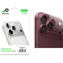 Efura iPhone 18 Pro Max Kamera Adası Koruyucu 10 Adet Şeffaf Mat Çizilmeleri Önleyen Efr