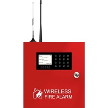 OPAX-WF868-4G-LAN Adresli Kablosuz Yangın Alarm Kontrol Paneli (868MHZ) En-54 Sertifikalı