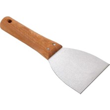 Ceylan Adam Spatula, Ahşap Saplı Metal Macun Temizlik Boya Sıva Kazıma Harç Karıştırma Ispatulası 8 cm