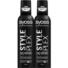 Ceylan Adam Style Plex Saç Köpüğü, 250 ml x 2 Adet, Unisex