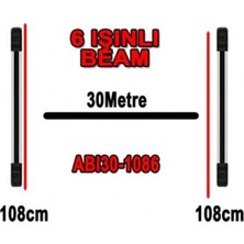 OPAX ABI30-1086 6 Işınlı 108CM ABI30-1086 Photoelectrıc Beam Dedektör / Pencere Işın Bariyeri