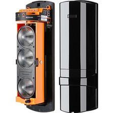 OPAX ABE-250 3 ışınlı kablolu 250 Metrelik Harici Tip Infrared Beam Dedektörü / Işın Bariyeri
