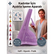Eosanthe Kadınlar Için Ayakta Işeme Aparatı –kamp, Hasta, Yaşlı, Çocuk ve Ihtiyaç Alanları Için Hafif, Hijyenik ve Pratik Tasarım Lila
