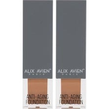 Ceylan Adam Yaşlanma Karşıtı Vitamin Içeren Nemlendirici SPF15+ Fondöten - Anti Aging Foundation 510 Deep Peach (2 Paketi)