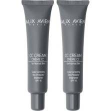 Ceylan Adam cc Krem Renk Düzenleyici Sarı - cc Cream Yellow Spf 15 Uvb/uva - 40 ml (2 Paketi)