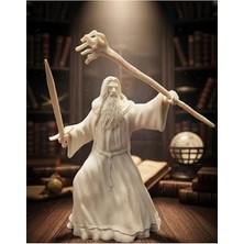Ceylan Adam Hivhestın Gandalf Beyaz (Gandalf The White) 3D Baskı Figür, 23 cm - Pla Malzeme