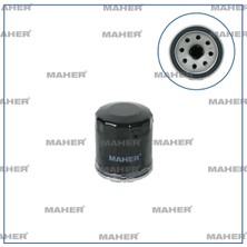 Maher Yağ Filtresi Almera / Prımera  96-06 / Qashqaı 1.6 07-13 / Juke 1.6 / Mıcra 03= Benz.motorlar