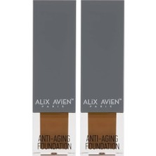 Ceylan Adam Yaşlanma Karşıtı Vitamin Içeren Nemlendirici SPF15+ Fondöten - Anti Aging Foundation 512 Warm Brown (2 Paketi)