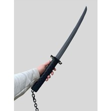 Ceylan Adam Ichigo Katana Katlanabilir Kılıç Bleach Siyah-Gri 100 cm Sert Plastik, 534243321132