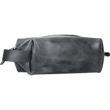 Ceylan Adam Eve Deri Makyaj Çantası Xlarge TN26 Space Black