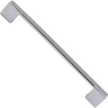 Ceylan Adam 10 Adet Düz Krom Metal Mobilya Mutfak Dolabı Çekmece ve Kapak Kulpu 160 mm