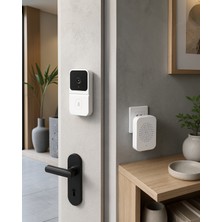 Decostyle Görüntülü Kapı Zili Hd Çift Yönlü Sesli Wi-Fi Model: UCZZUCZZM8KAPIZİLİBEYAZ-2