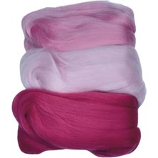 Ceylan Adam Şık Düğme Yün Keçe 50 G 11- Pembe Pembe