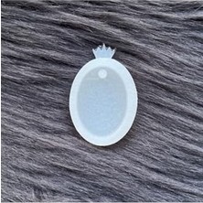 Ceylan Adam Epoksi Reçine Oval Kolye Silikon Kalıbı Esnek Parlak Silikon Kalıp