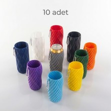 Mottopi Bira Çorabı ve Içecek Kılıfı Karışık Renk 10'lu Paket