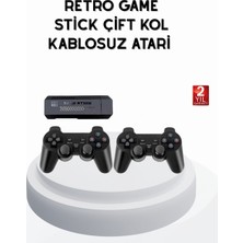 Decostyle Taşınabilir Kablosuz Oyun Konsolu 2.4g Tv Destekli Kompakt Gövde