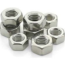 Ceylan Adam M3 Çelik Somun Paslanmaz Inox 100 Adet A2-304