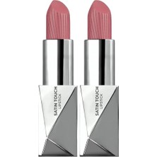 Ceylan Adam Yarı Mat Ruj, Uzun Süre Kalıcı Nemlendirici Pürüzsüz Etkili, Satin Touch Lipstick 813 Teracotta Rose (2 Paketi)