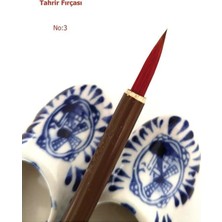 Sanathobi Tahrir Fırçası Kurt Kılı No:3-Çini, Seramik, Tezhip, Minyatür, Kalın Gövde, Brush-1 Adet