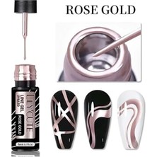 Ceylan Adam Metalik Nail Art Çizim Ojesi Rose Gold (56567) 4188