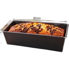 Abnturk 20X11CM Gri Paslanmaz Çelik Baton Kek Kalıbı-Yapışmaz Ekmek Kek Hamur Işleri Için Kalıp