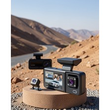Decostyle 3 Kameralı Araç Kamera Seti Full Hd 1080P Uczzzgenişaçılıaraçkamera-4