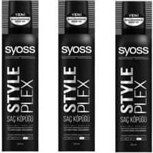 Ceylan Adam Style Plex Saç Köpüğü; 3 x 250 Ml, Siyah