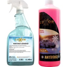 Luxor Kimya 2'li Set, Kar Buz Çözücü 1 Lt ve -30 Derece Antifriz 1 Lt LKAKB-3012S