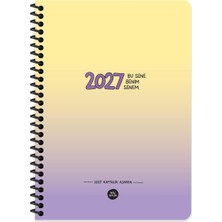 Keskin Color Hisli Şeyler 2027- A5 Spiralli Haftalık Ajanda - Bu Sene Benim Senem