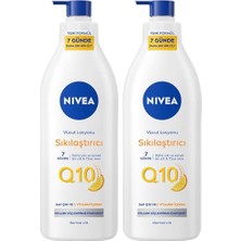Ceylan Adam Q10 Sıkılaştırıcı Vücut Losyonu 400 Ml, 72 Saat Nemlendirici, 7 Günde Sıkılaşma, Esnek Cilt, C Vitamini, Kolajen, Normal Ciltler Için (2 Paketi)