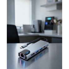TeknoKapsül Type-C Çoklu Dönüştürücü Alüminyum Gövde Xuczzzmacbookçevirici