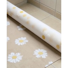 Decostyle 10 Metre Papatya Desenli Kaymaz Dolap Içi Örtü UCZZ10MPAPATYAKAYDIRMAZ-4