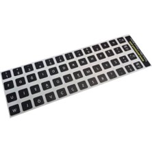 Ceylan Adam Macbook F Klavye Etiketi, Türkçe F Klavye Sticker, Pvc, Kendinden Yapışkanlı