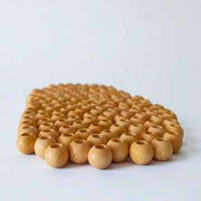 Ceylan Adam 10 mm Vernikli Ahşap Boncuk 200 G (± 580 Adet) (200)