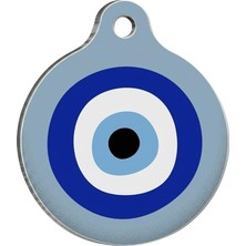 Pawstar QR38 Charm Evil Eye Desenli Kedi Köpek Isimliği