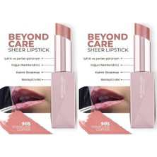 Ceylan Adam Ruj, Beyond Care Sheer Lipstick 905 - Sparkling Copper - Yoğun Nemlendirici Besleyici Etki - Parlak, (2 Paketi)