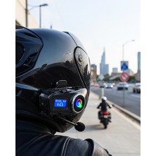 Decostyle LCD Ekranlı Bluetooth Kask Kulaklığı UCZZZQ58İNTERCOM-4
