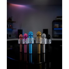 TeknoKapsül Kablosuz Bluetooth Karaoke Mikrofon Yankı Efektli Xuczzzkaraokemikrofon