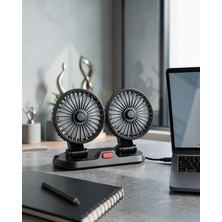 Decostyle Çift Başlıklı Masaüstü Vantilatör UCZZMARSX666-5