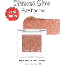 Ceylan Adam Diamond Glow Eyeshadow 02 Red Diamond, Işıltılı Jel Yapılı Tekli Far