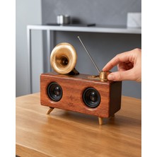 TeknoKapsül Nostaljik Gramofon Bluetooth Hoparlör XUCZZZB6SPEAKER-2-1
