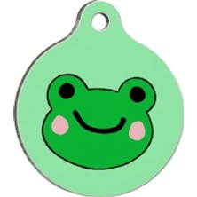 Pawstar QR33 Frog Desenli Kedi Köpek Isimliği