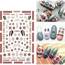 Ceylan Adam Dekoratif Manikür Tırnak Stickerı