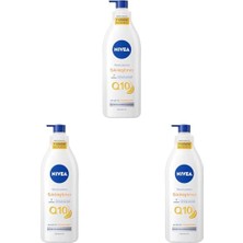 Ceylan Adam Vücut Losyonu, Q10 Sıkılaştırıcı, 400 Ml, 10 Günde Sıkı Cilt, 48 Saat Nemlendirme, C Vitamini, Kolajen, Normal Ciltler Için Vücut Losyonu (3 Paketi)