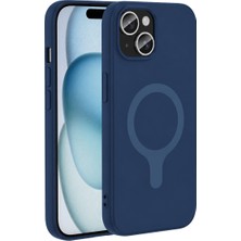 TeknoKapsül Joko Apple iPhone 14 Z Silikon Magsafe Kapak - Lacivert